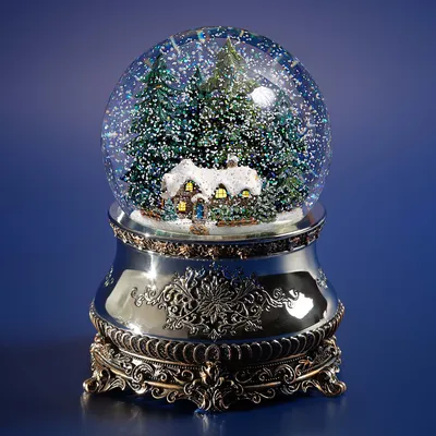 Снежный шар Glassglobe \"\"Охотничий домик\" 10 cm, стекло - купить по  выгодной цене в интернет-магазине OZON (1185519671)