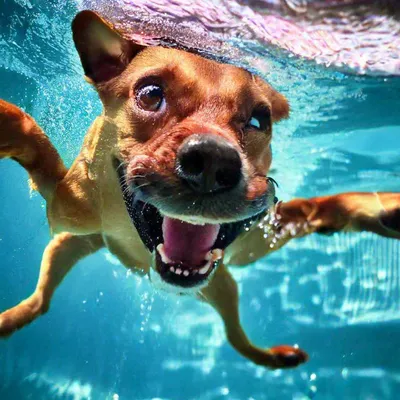 Собаки демонстрируют свое умение прыгать над водой | Собачий вестник | Дзен