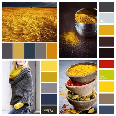 Сочетания горчичного цвета | Теплые цветовые схемы, Цветовые сочетания,  Цветовые палитры дома