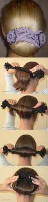 Заколка твистер своими руками. DIY Hair Bun Maker - YouTube