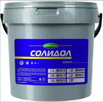 Солидол Ж бочка 190 кг ГОСТ 1033-79, цена в Екатеринбурге от компании  Компания Масла и Смазки