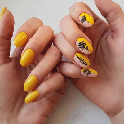 Popular #Nails You'll Be #Inspired Of | Дизайн ногтей летом, Желтый  маникюр, Дизайнерские ногти