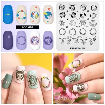 Слайдер для ногтей дизайн наклейки на ногти декор для маникюра гель лак Совы  10х6см - купить с доставкой по выгодным ценам в интернет-магазине OZON  (641714759)