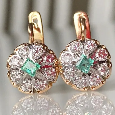 Советские золотые серьги с бриллиантами 0,45ct – купить за 44 500 ₽ в  интернет-магазине Mister Diamond с бесплатной доставкой