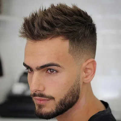 Современные мужские причёски фото фото