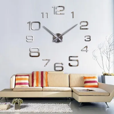 Купить Горячие уникальные акриловые часы творческие большие 3D DIY настенные  часы современные настенные художественные украшения для дома | Joom