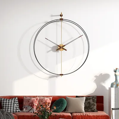 Двухсторонние современные настенные часы белый дизайн тихий большой угол  гостиной часы Reloj Klok украшение дома DD55WC… | Настенные часы, Часы,  Комнатные украшения