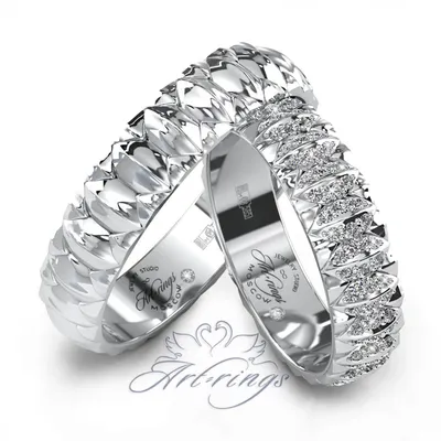 ПК-110-00-М2 Обручальное кольцо из платины матовое - PlatinumLab