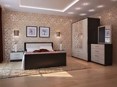 Мебель для спальни Леси Венге / Дуб купить в Сургуте | Интернет-магазин  VOBOX