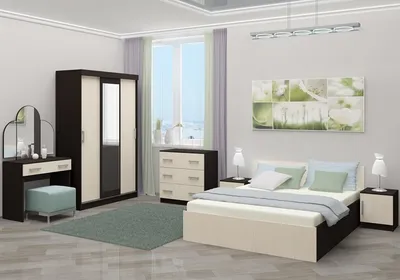 Модульная спальня Бася купить в Москве по цене в магазине мебели НОНТОН.РФ