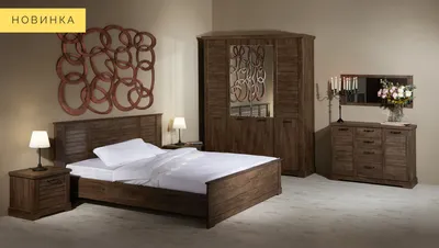 Модульная спальня Кантри (комплектация 20) - купить за 34 680 руб. в Москве  - Интернет магазин «Мебель Скоро»