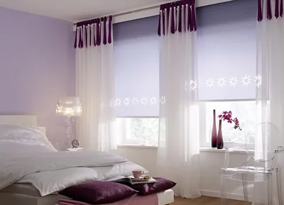Купить римские шторы в спальню в Москве -на заказ - фото, цены