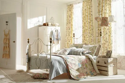Спальня в стиле шебби шик: элегантная романтика и уютный комфорт