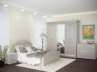 ТриЯ Комплект мебели для спальни Амели К2 купить с доставкой по Москве и  области