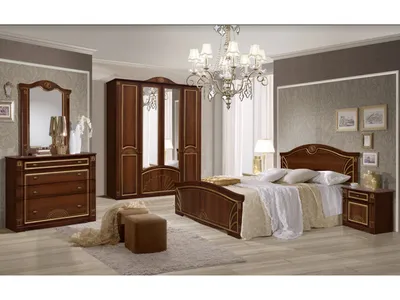 Красивый спальный гарнитур Каролина / Мебельная фабрика «Виктория», г.  Ульяновск
