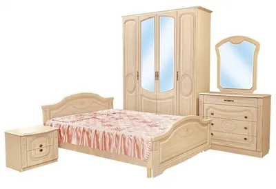 Спальный гарнитур Флоренция купить недорого в Екатеринбурге от Азбука Мебели