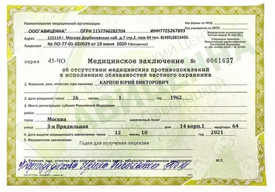 Получить медицинскую справку 002 ЧО/у – адреса и цены в клиниках Москвы и  области от «МедикаКлаб»