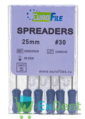 A 030 Spreader (Dentsply) Спредер, 4 шт ᐉ Купить Плагеры Dentsply™ по  низкой цене в Киеве, Украине ┃ DENTALPRODUCT.UA