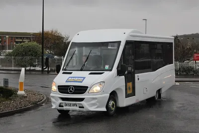 File:Bakers Dolphin Mercedes Sprinter FX07 URR + Mercedes Vito HX13 XXR,  Bakers Dolphin Coach Park 26.12.17 (25582667748).jpg - Wikimedia Commons