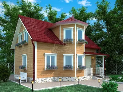 Сруб дома 10 на 12 одноэтажный — от 2032000 руб.