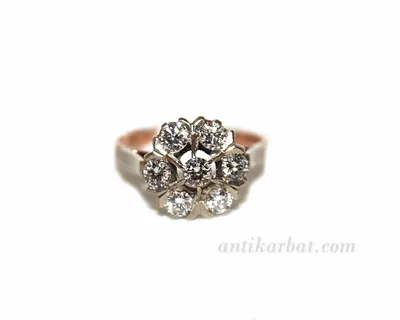 Антикварные кольца с бриллиантами купить в Москве, цена в интернет-магазине  Арбат36