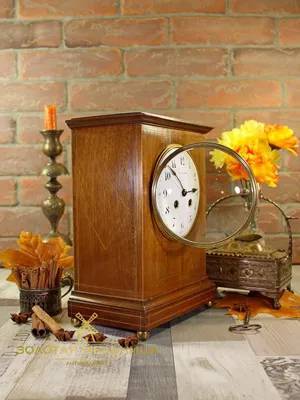 Подарок любимой девушке женщине руководителю антикварные настольные  кабинетные часы \"Старый Париж\" - купить в магазине ДариАнтик.рф
