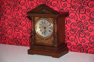 Старинные настольные будуарные часы с анкерным механизмом, Ленцкирх в  Санкт-Петербурге: цена 49990 руб — купить с доставкой в интернет-магазине