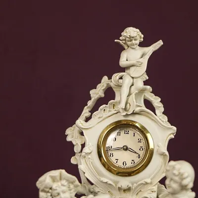 Роскошные часы настольные старинные, Путти. (ID#1495099804), цена: 1600 ₴,  купить на Prom.ua