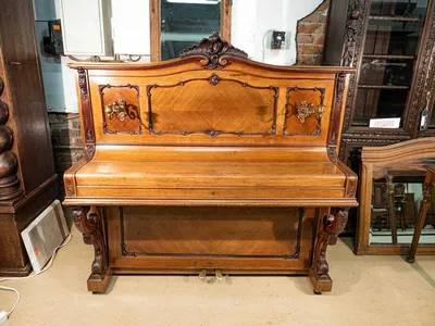 История одного старинного пианино в стиле орехового рококо | Антикварный  салон Alter Ego Home | Дзен