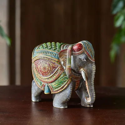 Фигура слон ручная работа Индия — купить с доставкой по СПБ, МСК и России