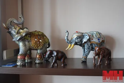 Статуэтка слон золото VALLE D'ORO PATCHI Италия 720-2-55 – купить в  магазине «Венера Декор» | Цена 22 100 руб.