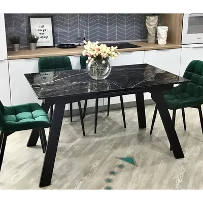 Комплект обеденный стеклянный стол для кухни и 6 стульев Турция  (ID#1546265253), цена: 9600 ₴, купить на Prom.ua