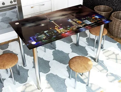Стеклянные столы, стеклянные кухонные столы, стеклянные столы в минске -  MebelVam.by