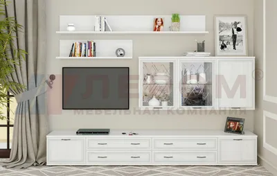 Гостиная модульная готовый комплект Карина 10 Лером (2106*2880*448) купить  в Краснодаре | Мебель 2x2