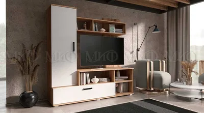 Гостиная 1+ТВ+2 \"Мишель\" от производителя эра купить с доставкой в  интернет-магазине Мебель Крым.