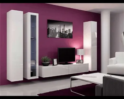 Стенка ВИГО с большой нишей под телевизор и встроенным шкафом от  производителя корпусной мебели - YouTube