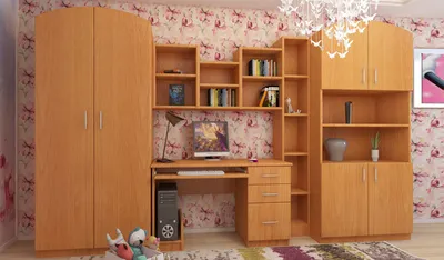 Виды и особенности стенок для детской комнаты