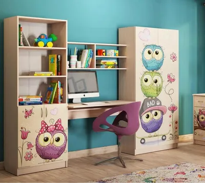 Детские стенки со столом: выбираем правильно - читайте статьи от «Ваша  Мебель» в Спасск-Дальнем