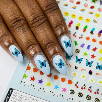 Deco Miami Nail Art Stickers at Friends NYC in Brooklyn | Nail Art