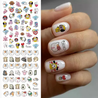 WOXINDA Stickers Art Nail Full Toe Wraps Nail DIY Stickers Polish Stripes  Nail Designs - Walmart.com