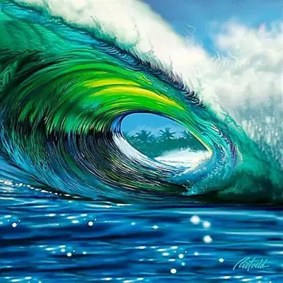 СТИХИЯ ВОДЫ- О СЕБЕ! | Подводное искусство, Океанские волны, Океан искусство