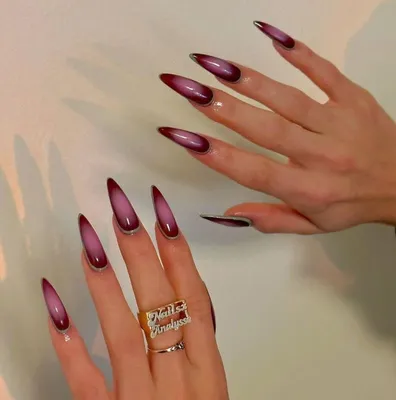 Ногти-стилет — самый дерзкий маникюр весны | Woman.ru | Дзен
