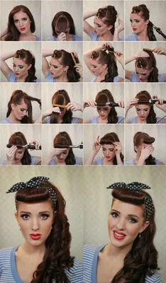 Прическа в стиле стиляги для девочки на распущенные волосы (55 фото) »  Стильные образы и новые тенденции в моде - Modof.club