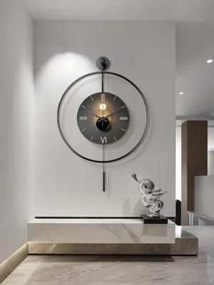 Домашний декор Современные Простые настенные часы декор для гостиной стильные  часы Современный дизайн настенные часы | AliExpress