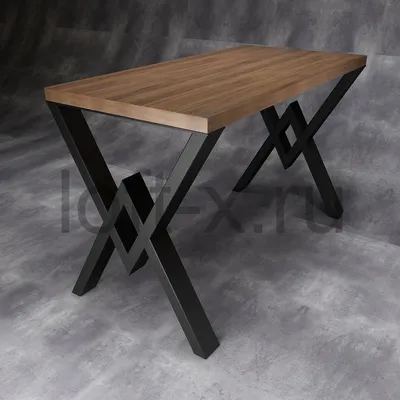 Современный дизайнерский стол в стиле лофт. Артикул stl - 12 - Геометрия  LOFT