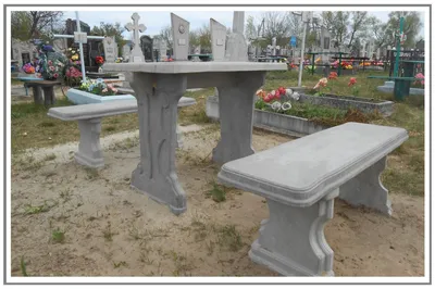 Кованые лавки и столы на могилу в Москве и МО, фото, цена, установка