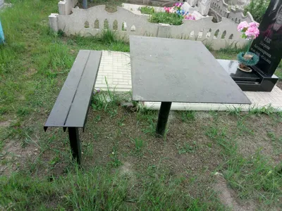 Металлические столы и лавки на кладбище (id 66764809), купить в Казахстане,  цена на Satu.kz