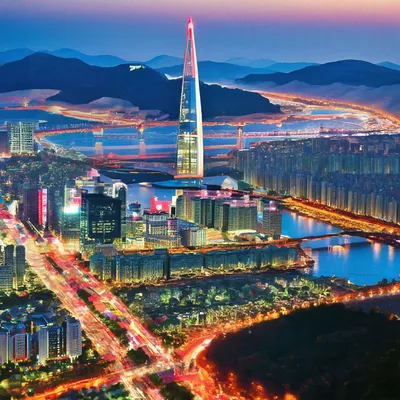 Взгляд города Пхеньяна - столица Северной Кореи Стоковое Фото - изображение  насчитывающей коммунизм, воинско: 79596358