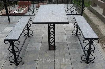 Металлические столы и лавки на кладбище (id 60628316), купить в Казахстане,  цена на Satu.kz