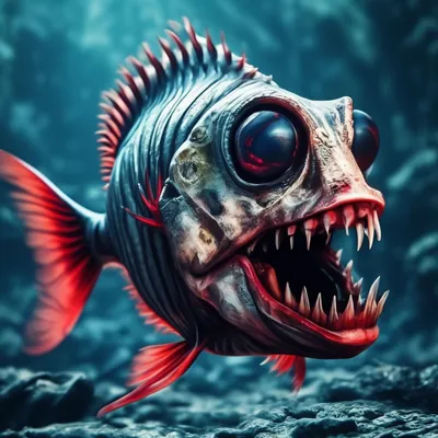 Ужасы из глубин: рыбак из Мурманска публикует фото страшных морских